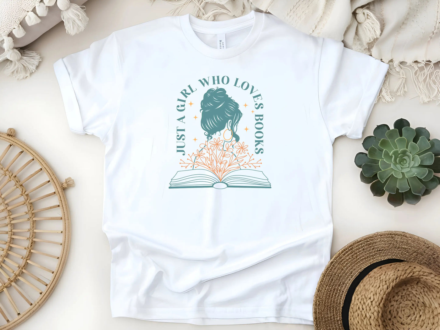 Just a Girl Who Loves Books Shirt β For the True Bookworms!