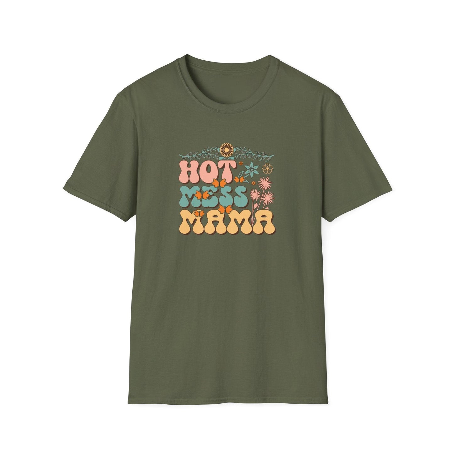 Hot Mess Mama Graphic Tee β Chaos, Coffee & Cuteness - Lotta and Liv