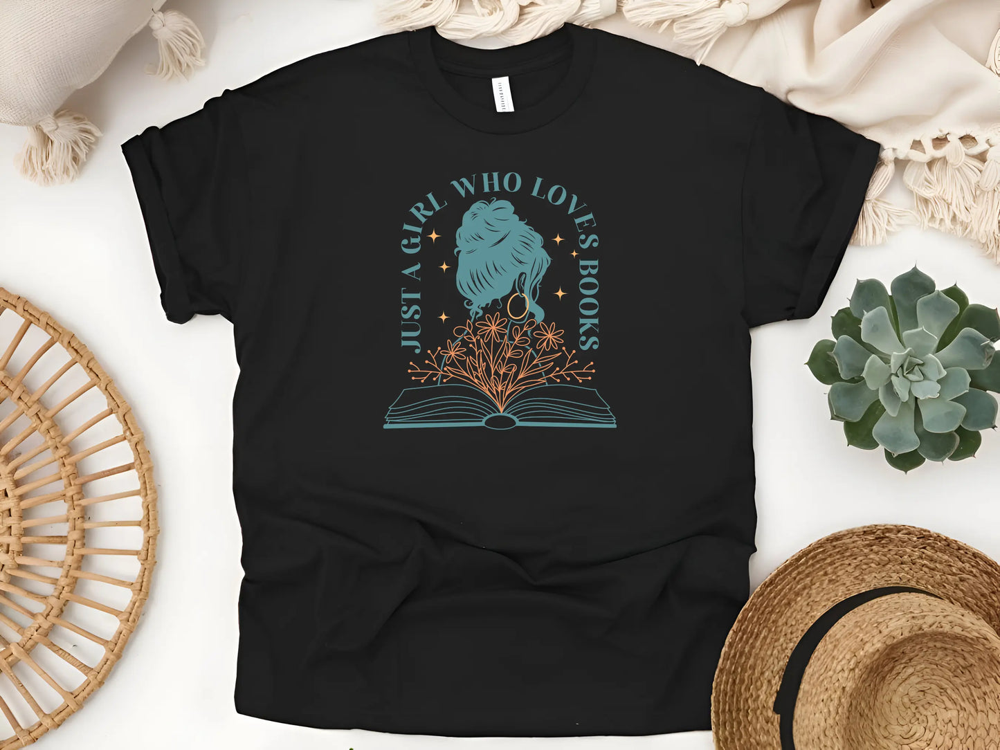 Just a Girl Who Loves Books Shirt β For the True Bookworms!