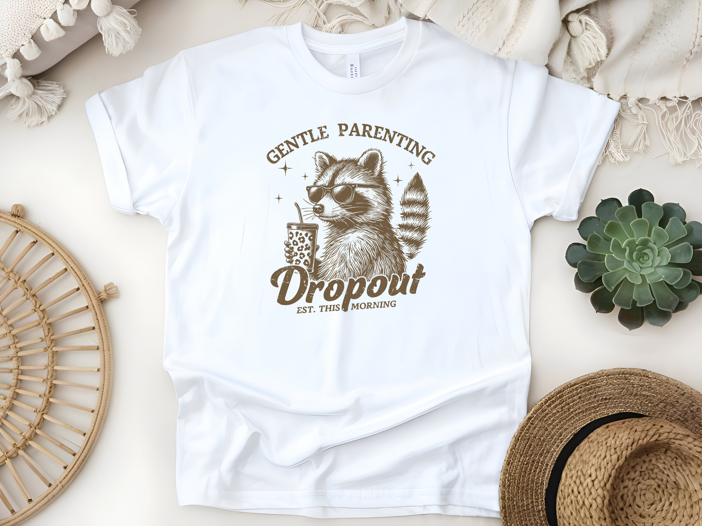 Gentle Parenting Dropout Tee – For the Mamas Who Keep It Real Unisex Softstyle T-Shirt