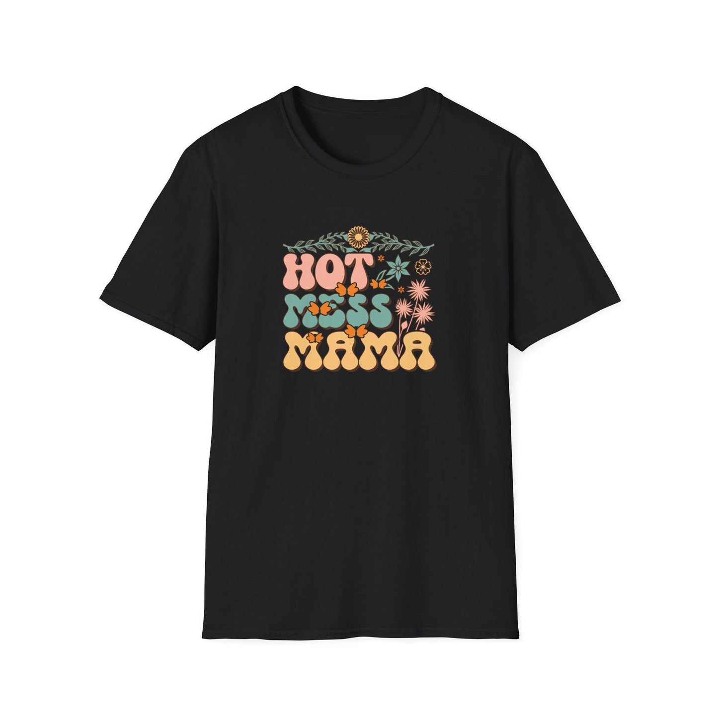 Hot Mess Mama Graphic Tee β Chaos, Coffee & Cuteness - Lotta and Liv