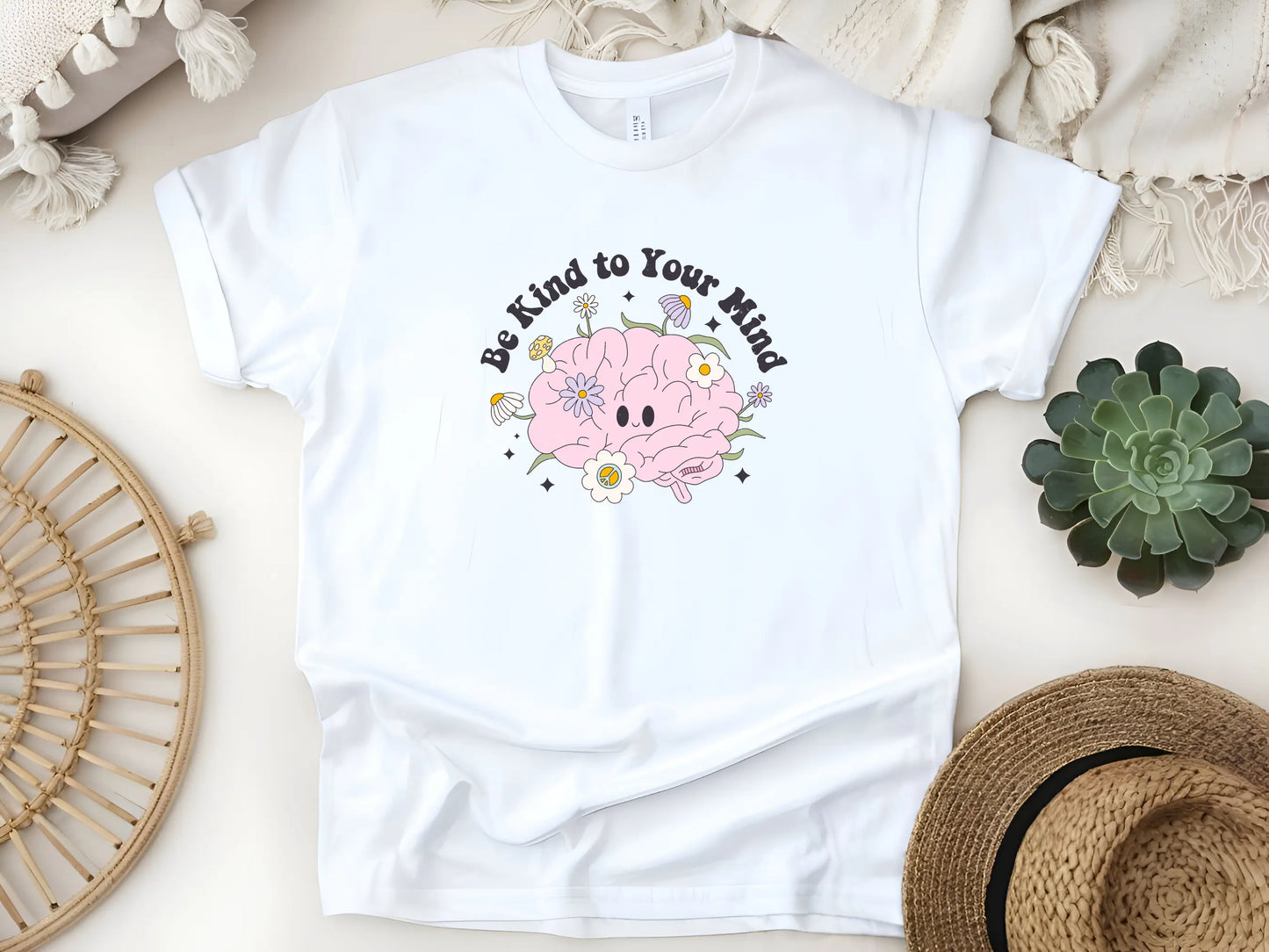 Be Kind to Your Mind Tee – Wear Your Self-Care in Style Unisex Softstyle T-Shirt