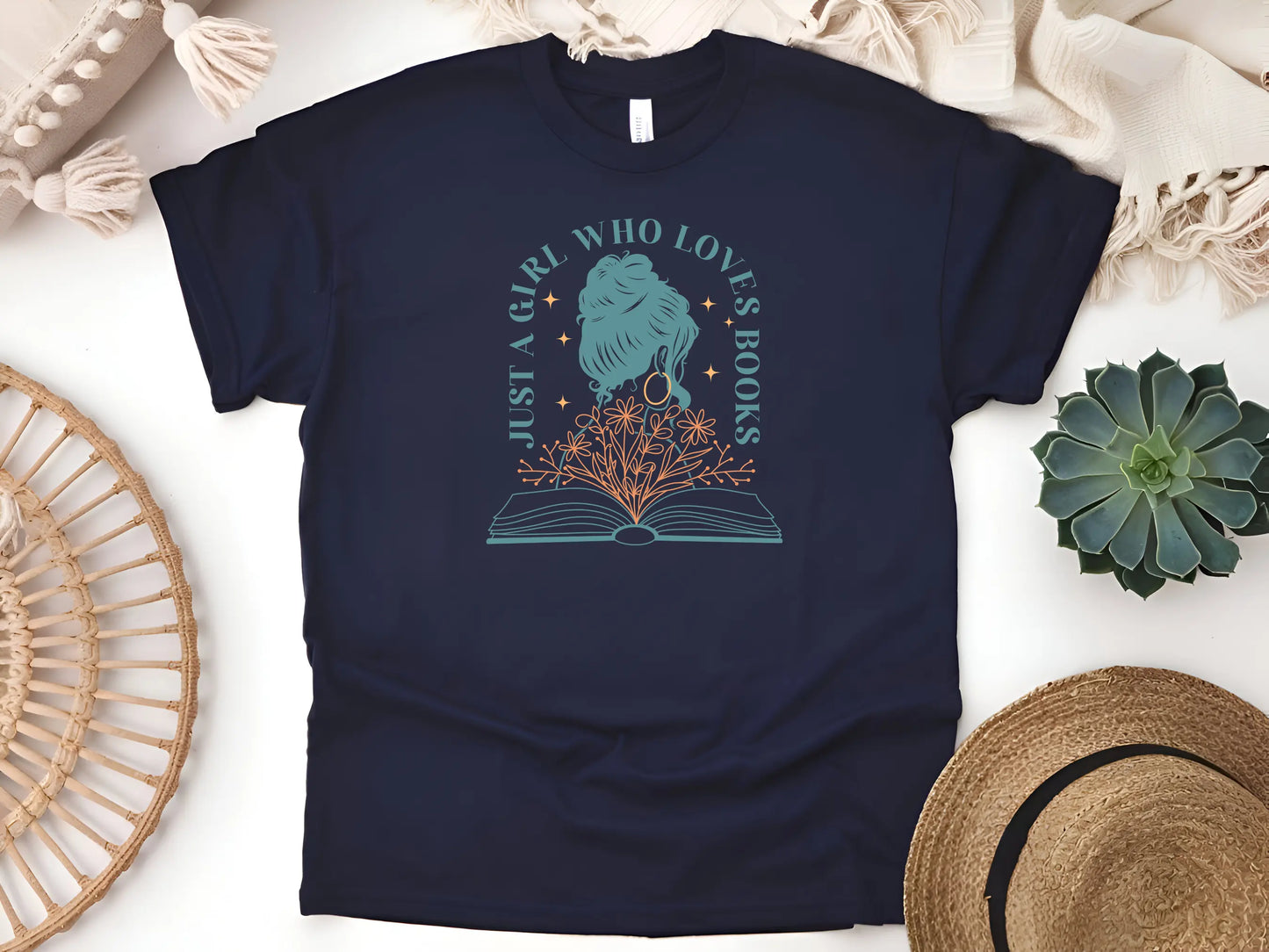 Just a Girl Who Loves Books Shirt β For the True Bookworms!