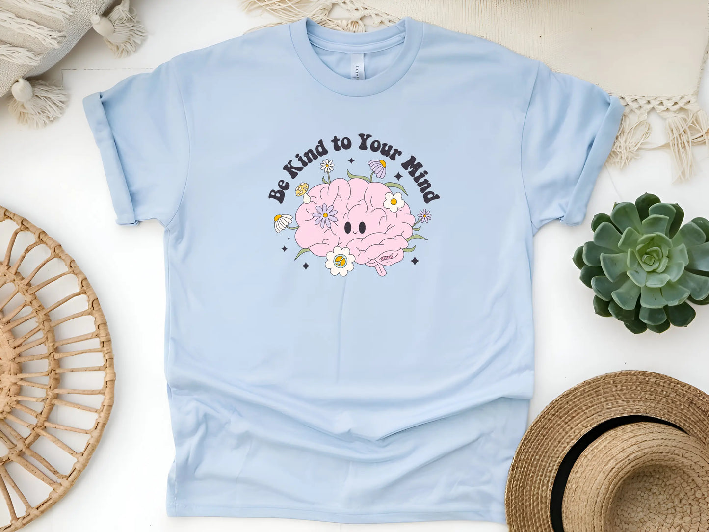 Be Kind to Your Mind Tee – Wear Your Self-Care in Style Unisex Softstyle T-Shirt