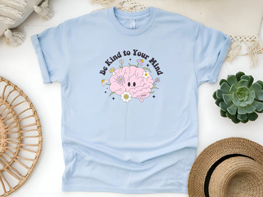 Be Kind to Your Mind Tee – Wear Your Self-Care in Style Unisex Softstyle T-Shirt