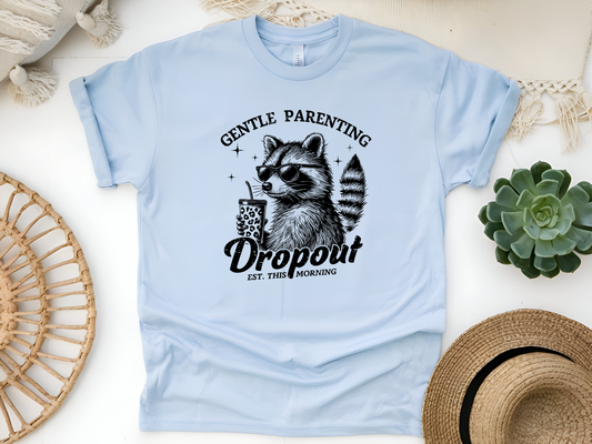 Gentle Parenting Dropout Tee – For the Mamas Who Keep It Real Unisex Softstyle T-Shirt