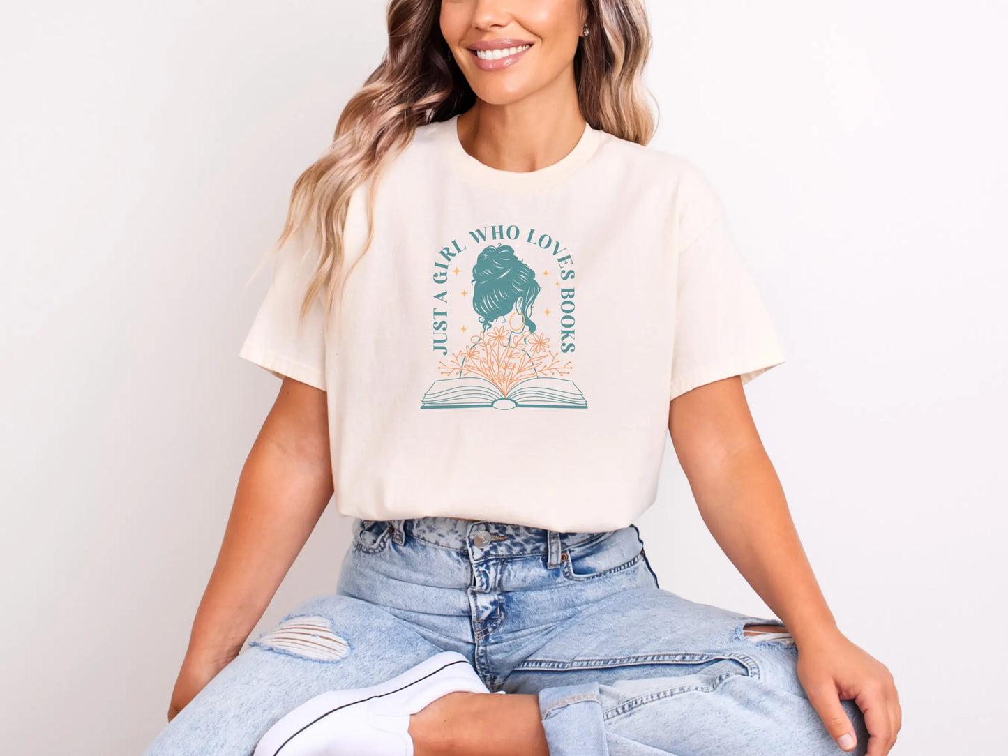 Just a Girl Who Loves Books Shirt β For the True Bookworms!