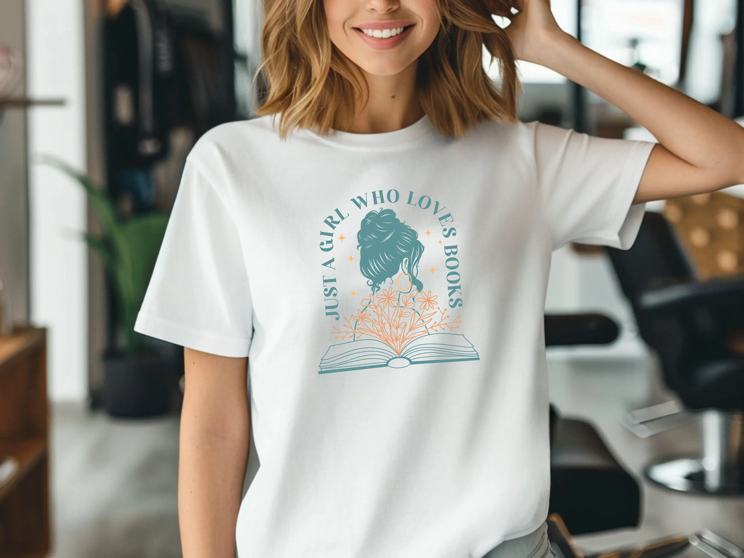 Just a Girl Who Loves Books Shirt β For the True Bookworms!