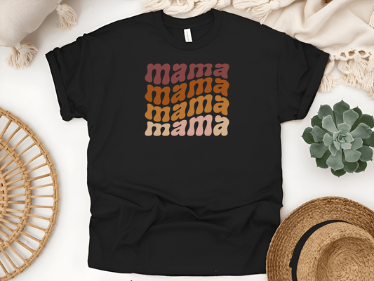 Mama Mama Mama Mama T-Shirt – Funny & Comfy Mum Life Tee - Lotta and Liv