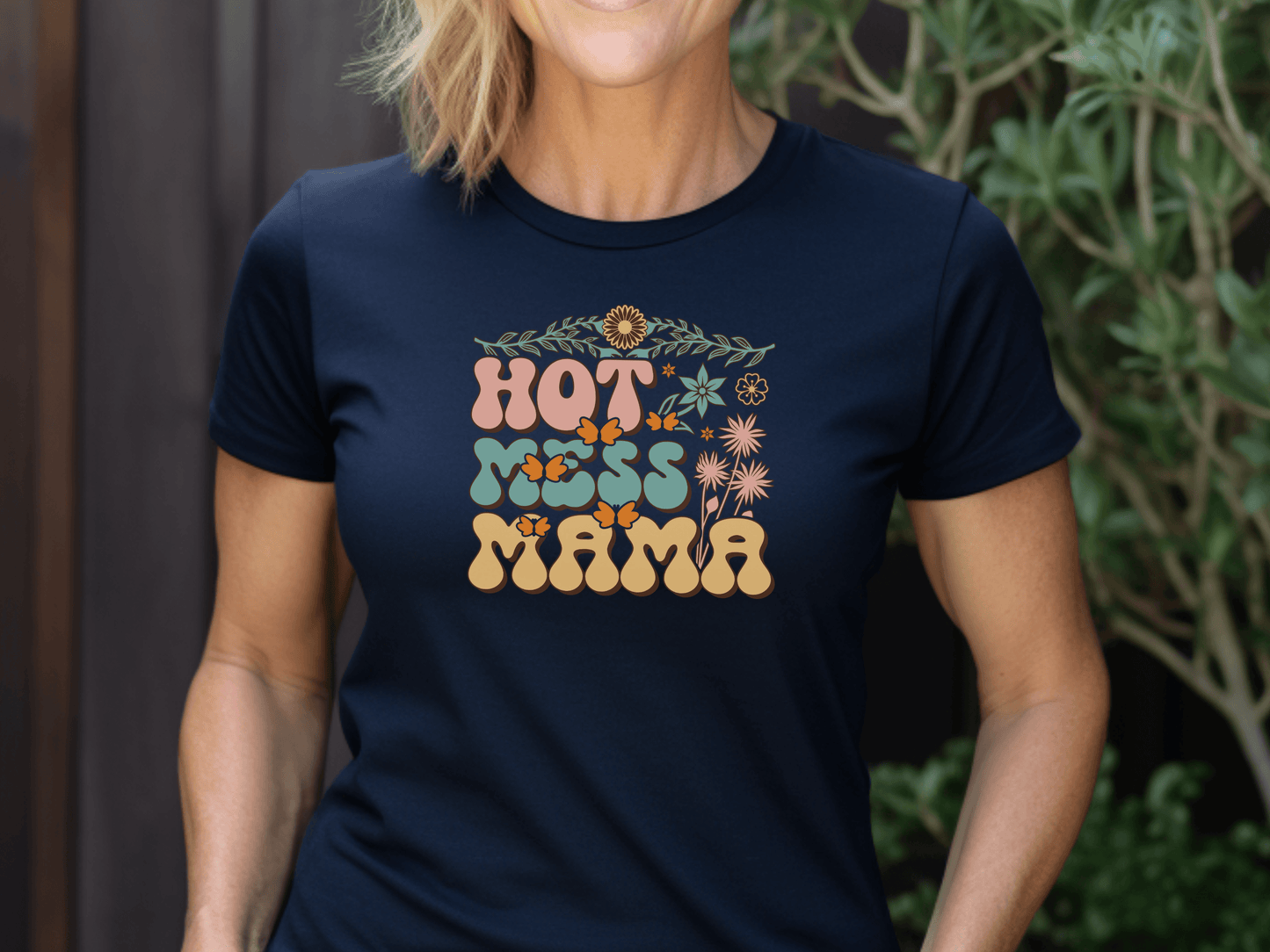 Hot Mess Mama Graphic Tee β Chaos, Coffee & Cuteness - Lotta and Liv