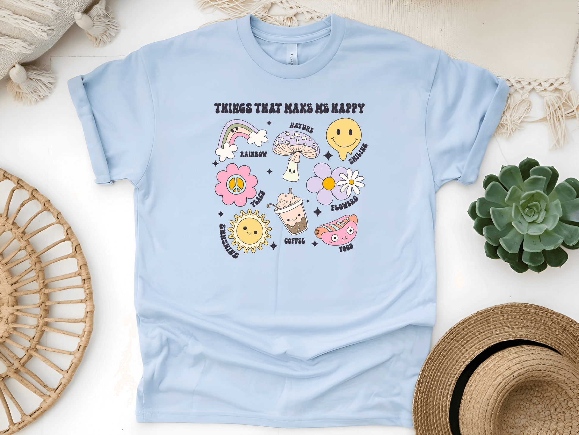 Things That Make Me Happy T-Shirt – A Little Joy on Fabric! - Lotta and Liv