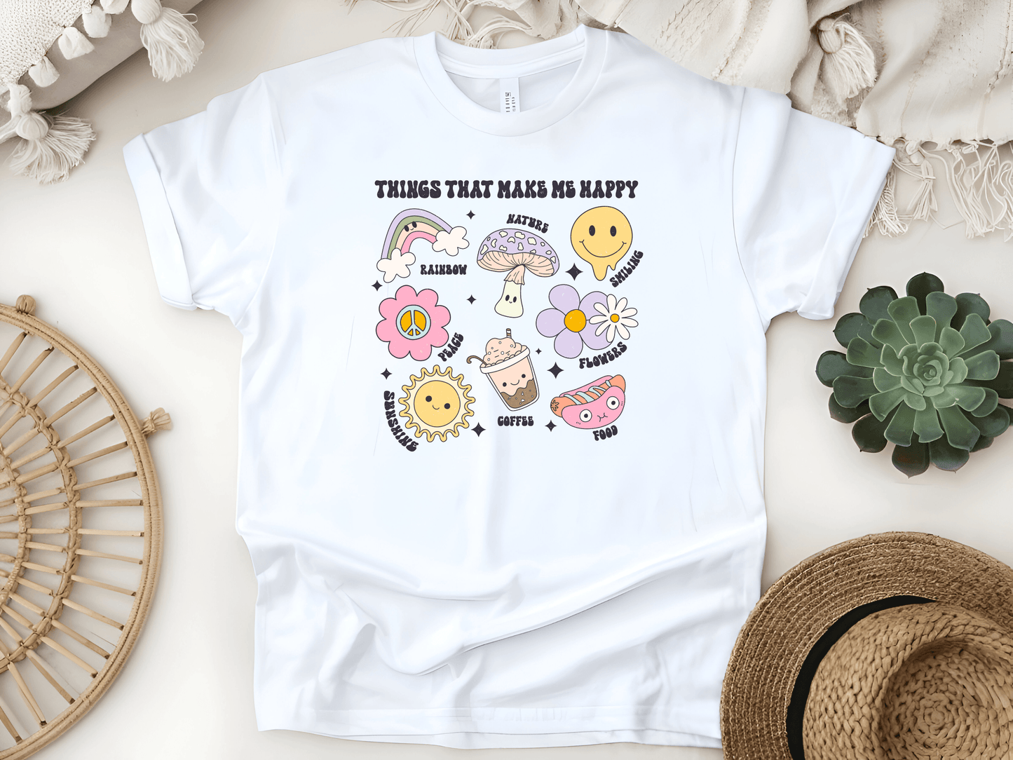Things That Make Me Happy T-Shirt – A Little Joy on Fabric! - Lotta and Liv
