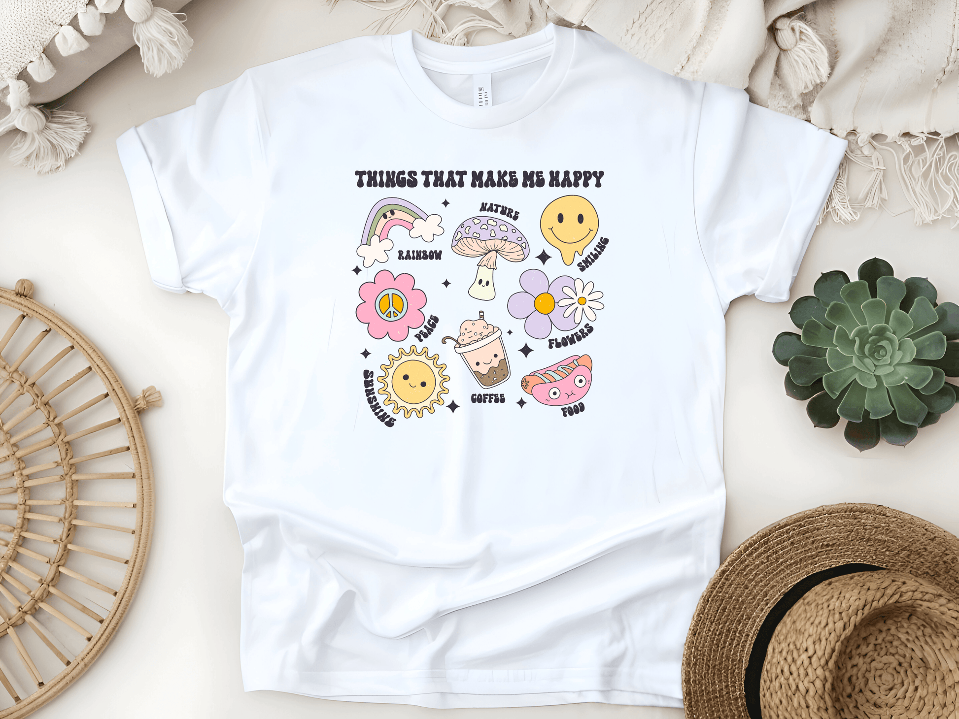 Things That Make Me Happy T-Shirt – A Little Joy on Fabric! - Lotta and Liv