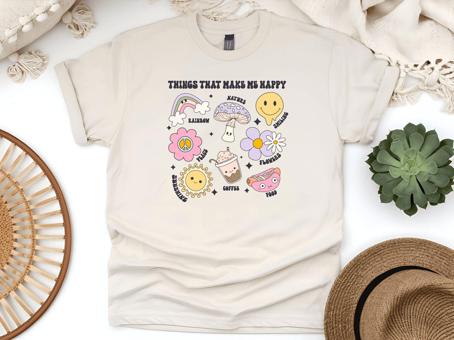 Things That Make Me Happy T-Shirt – A Little Joy on Fabric! - Lotta and Liv