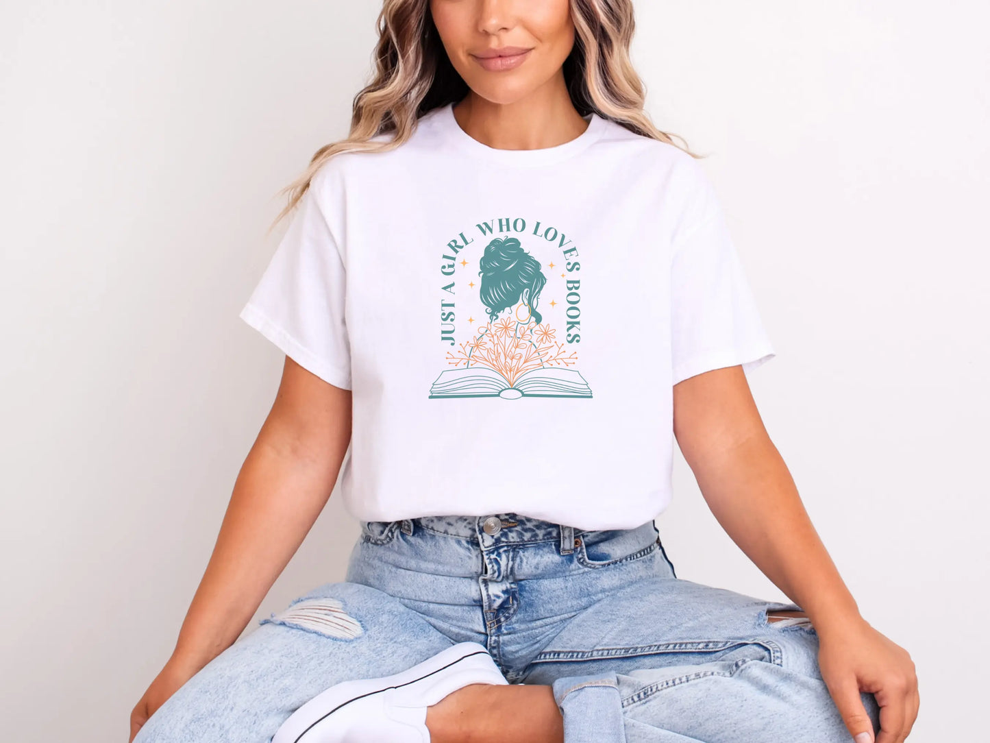 Just a Girl Who Loves Books Shirt β For the True Bookworms!