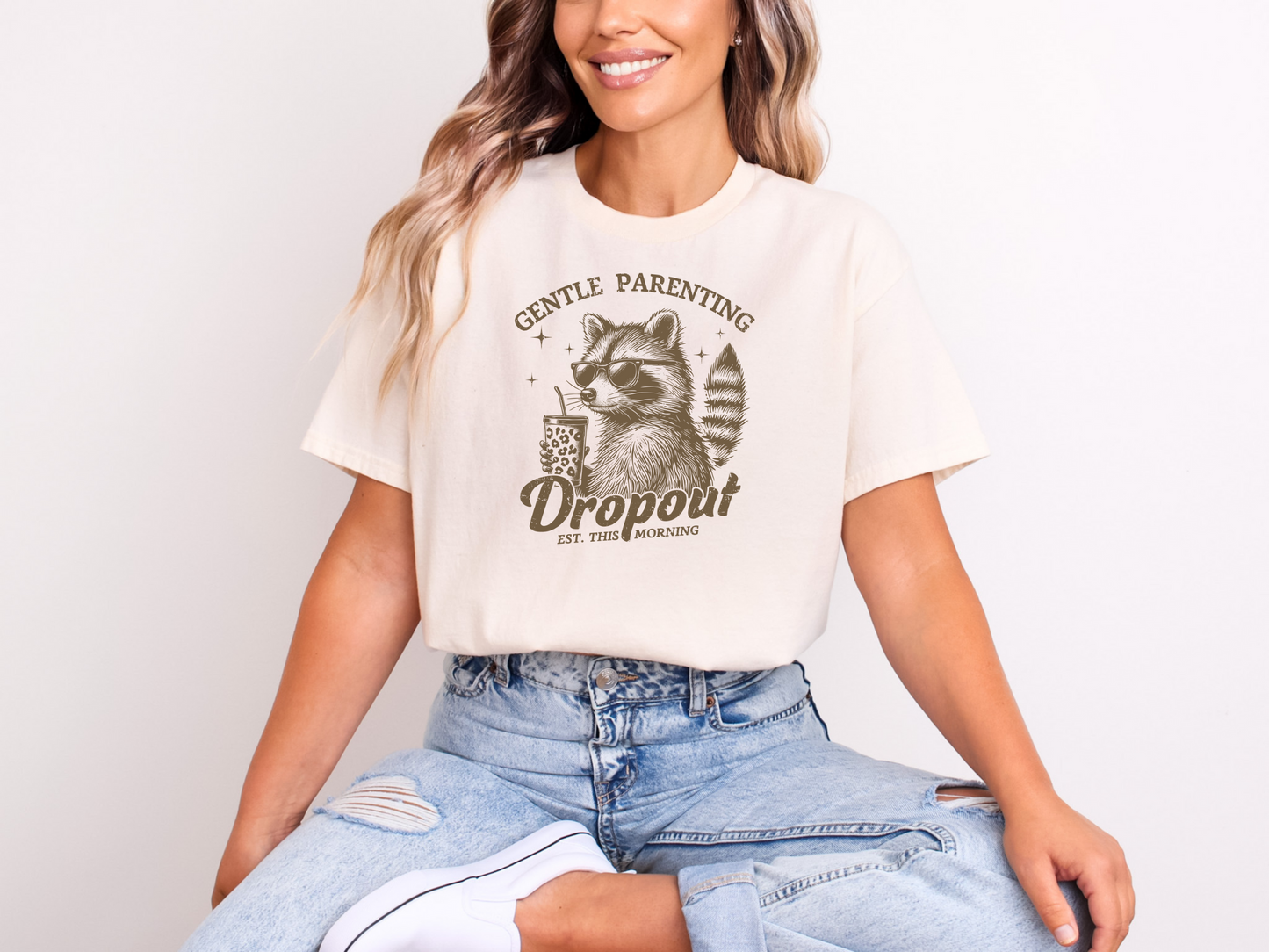 Gentle Parenting Dropout Tee – For the Mamas Who Keep It Real Unisex Softstyle T-Shirt