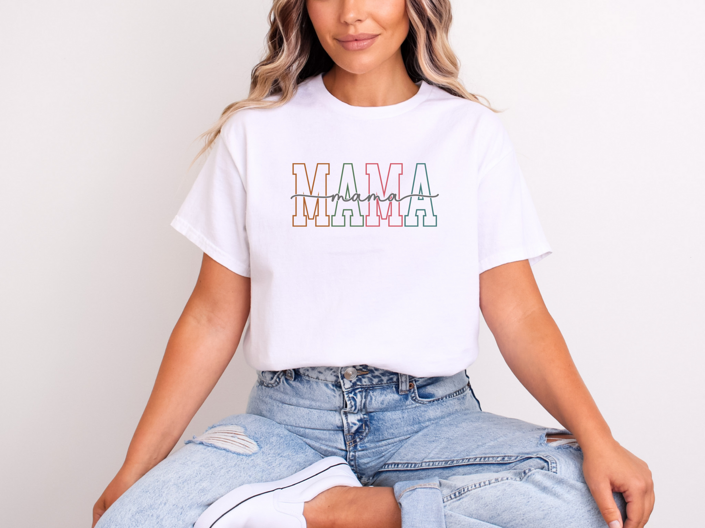 Double the Mama, Double the Love Unisex Softstyle T-Shirt - Perfect Gift for Moms