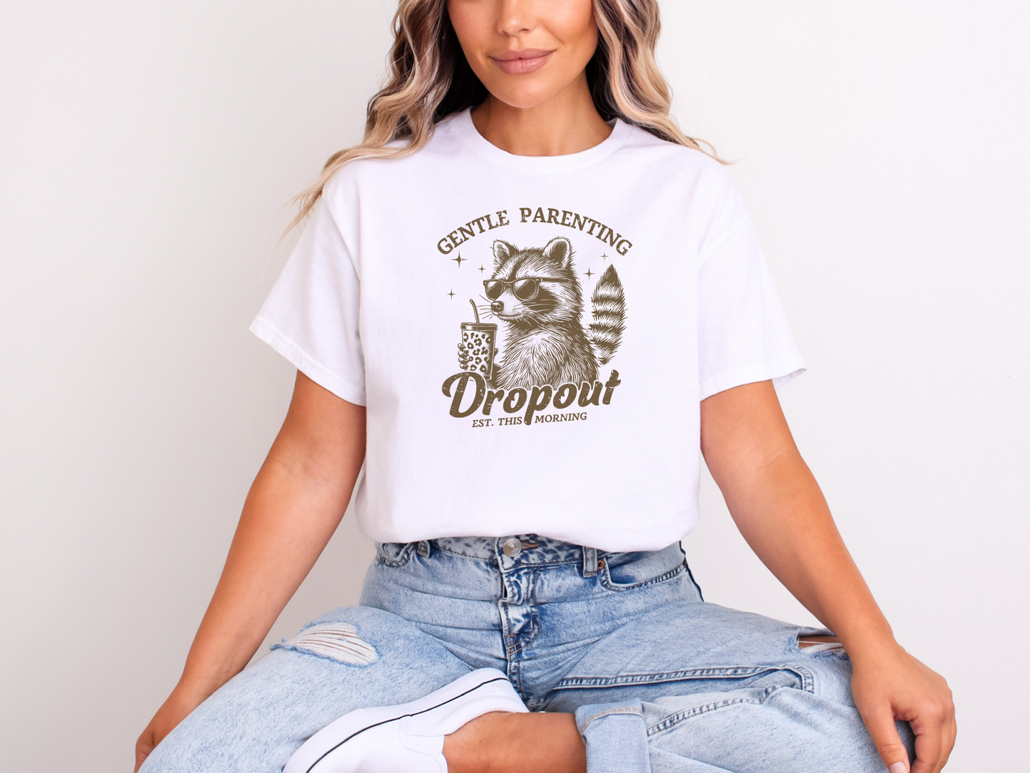 Gentle Parenting Dropout Tee – For the Mamas Who Keep It Real Unisex Softstyle T-Shirt