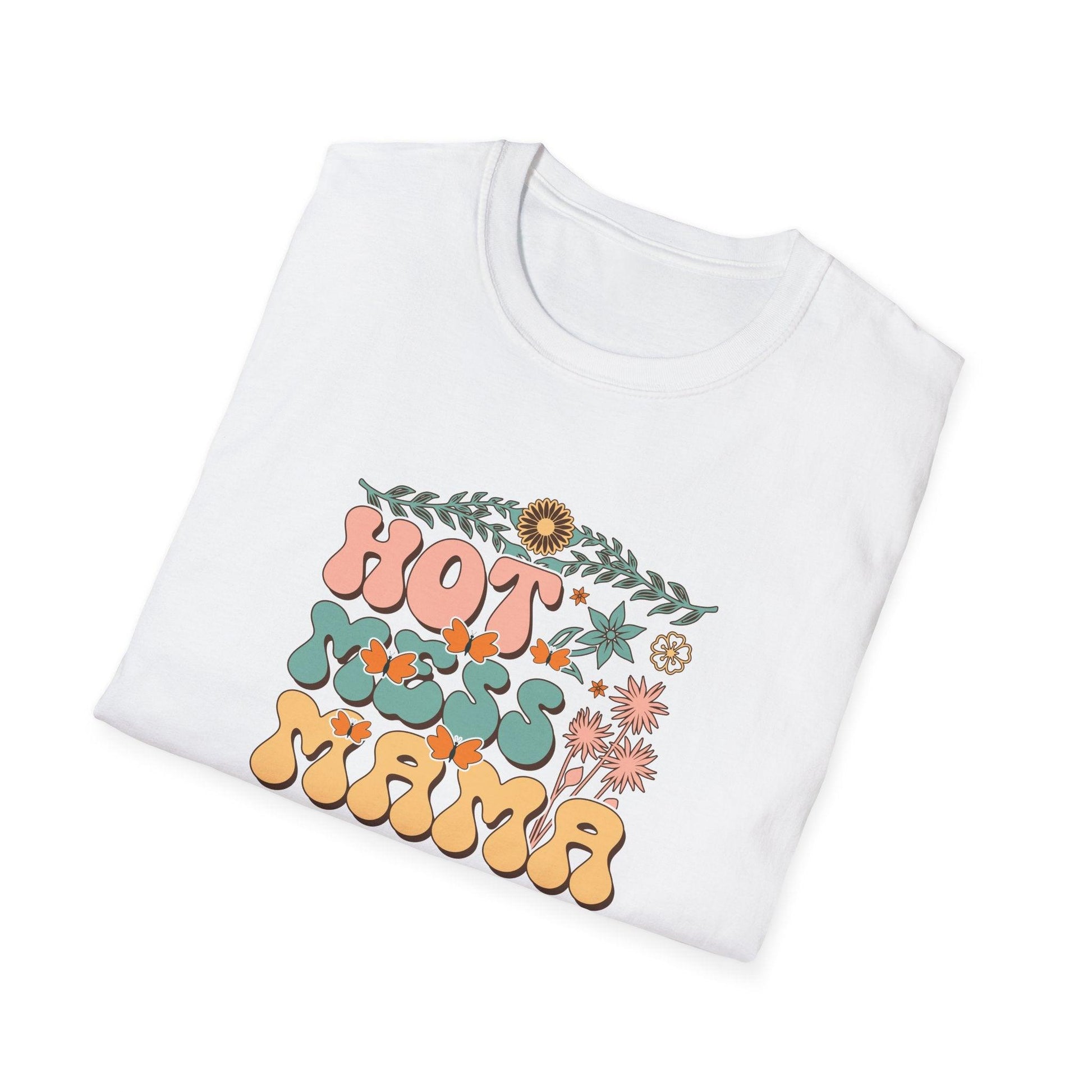 Hot Mess Mama Graphic Tee β Chaos, Coffee & Cuteness - Lotta and Liv