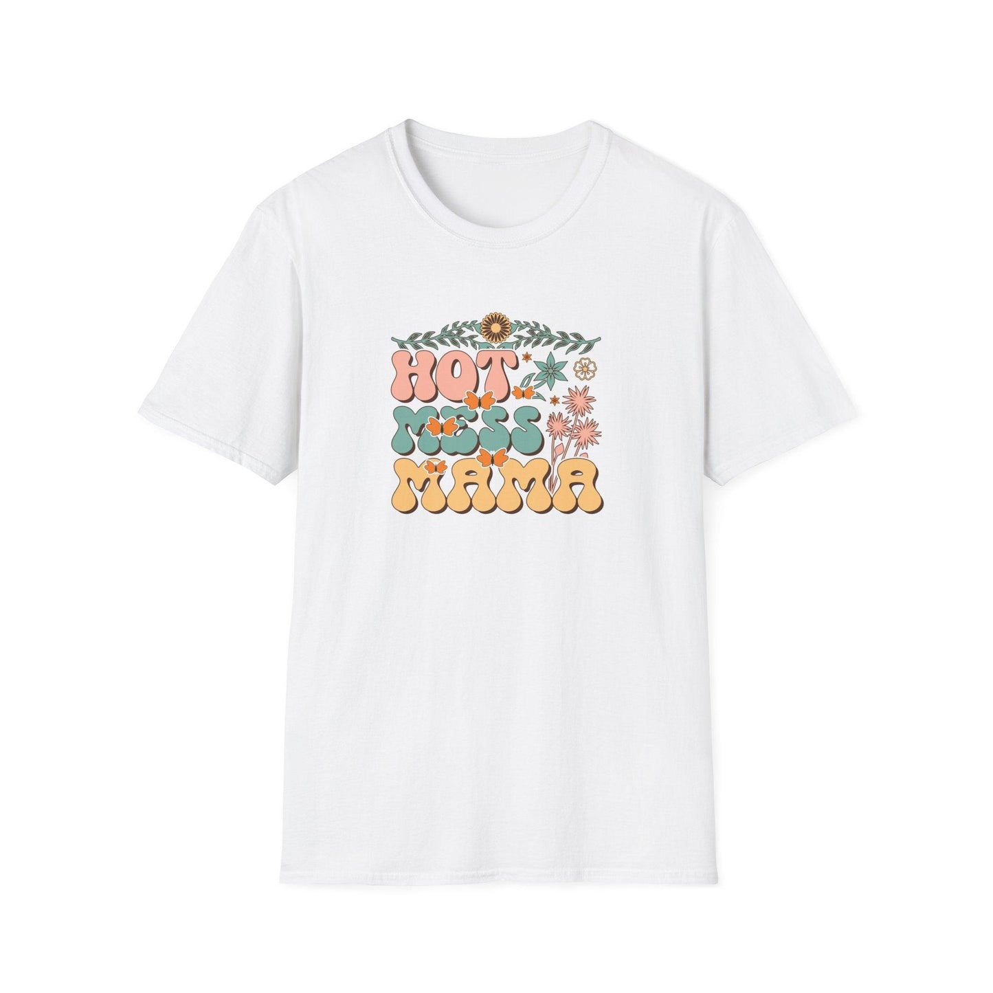 Hot Mess Mama Graphic Tee β Chaos, Coffee & Cuteness - Lotta and Liv