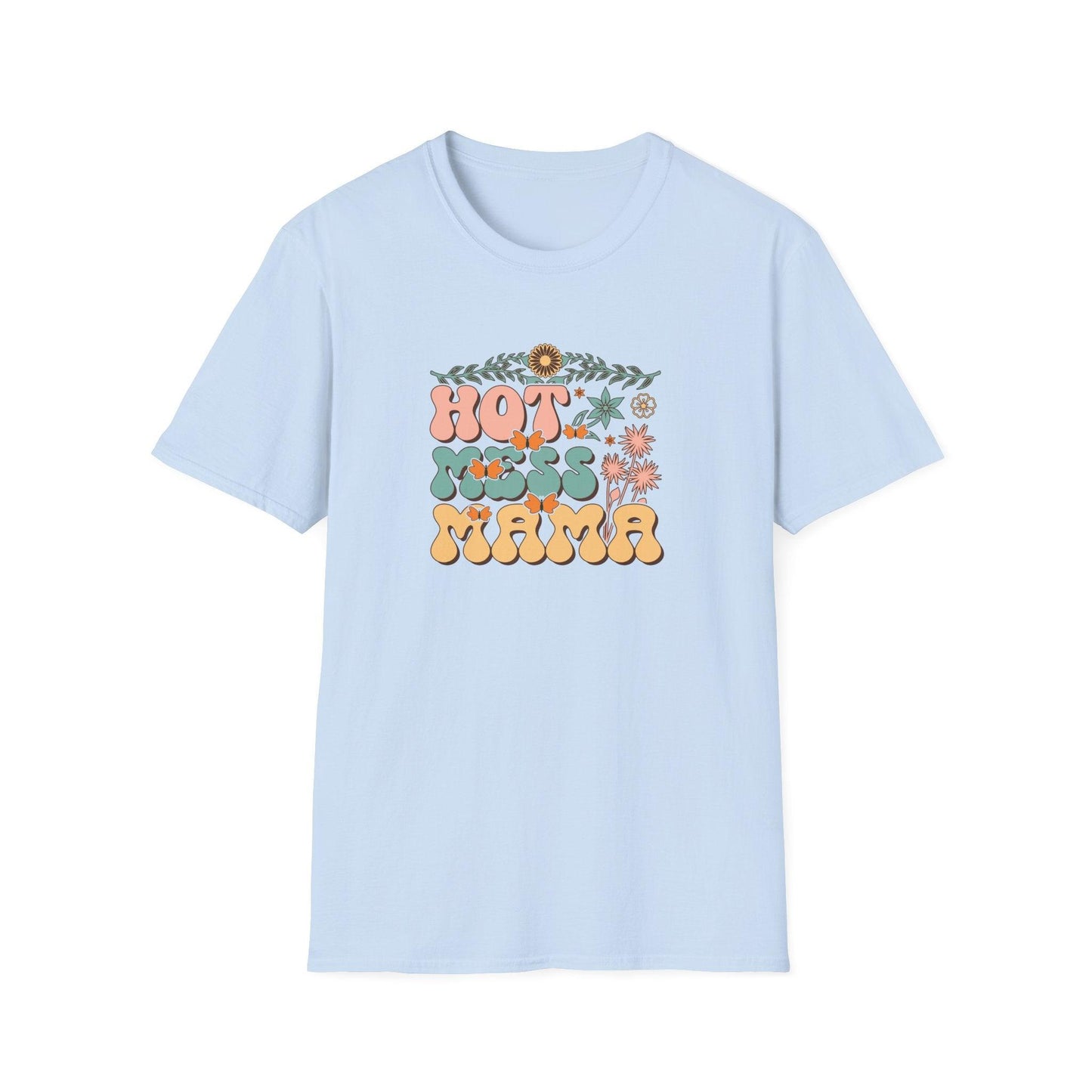 Hot Mess Mama Graphic Tee β Chaos, Coffee & Cuteness - Lotta and Liv