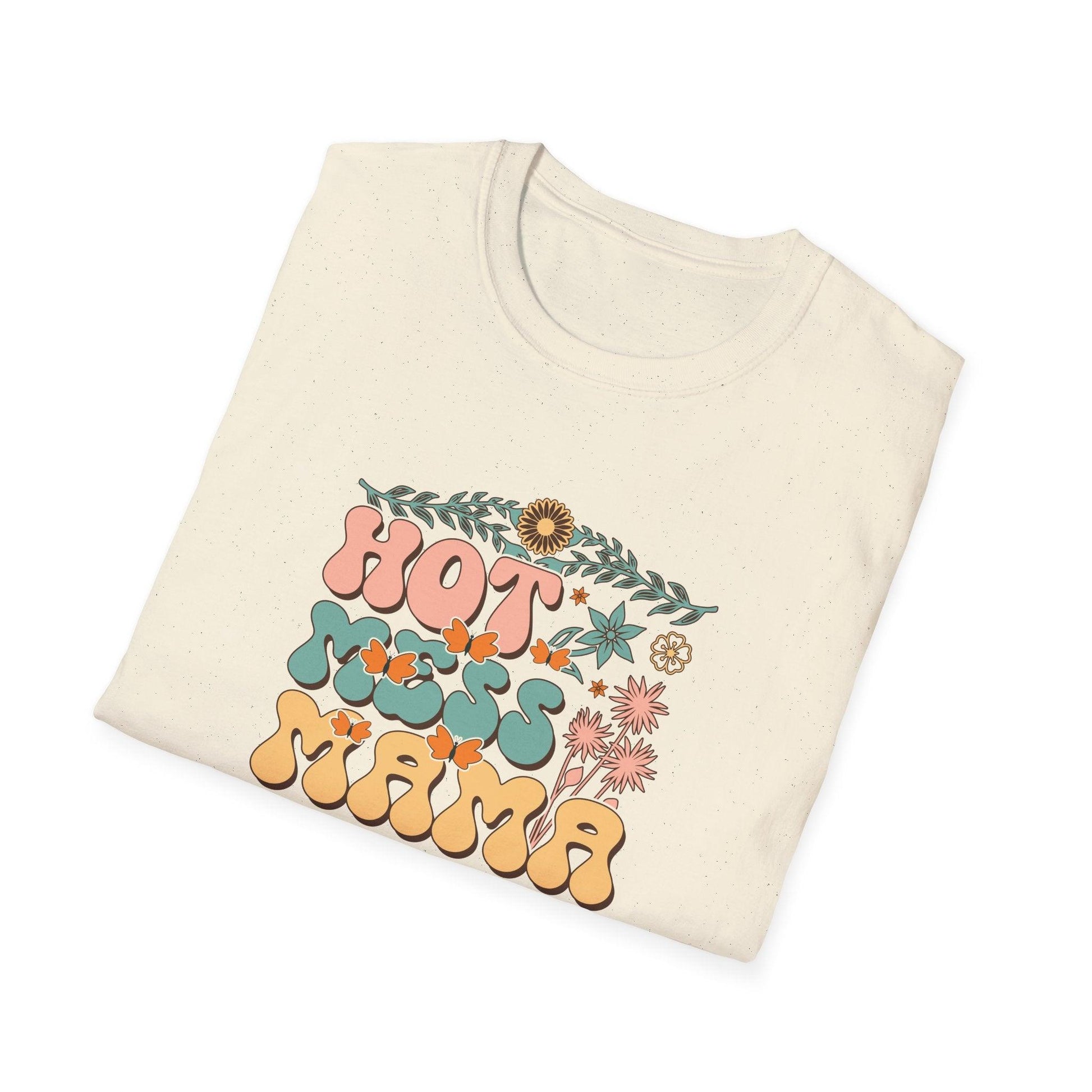 Hot Mess Mama Graphic Tee β Chaos, Coffee & Cuteness - Lotta and Liv