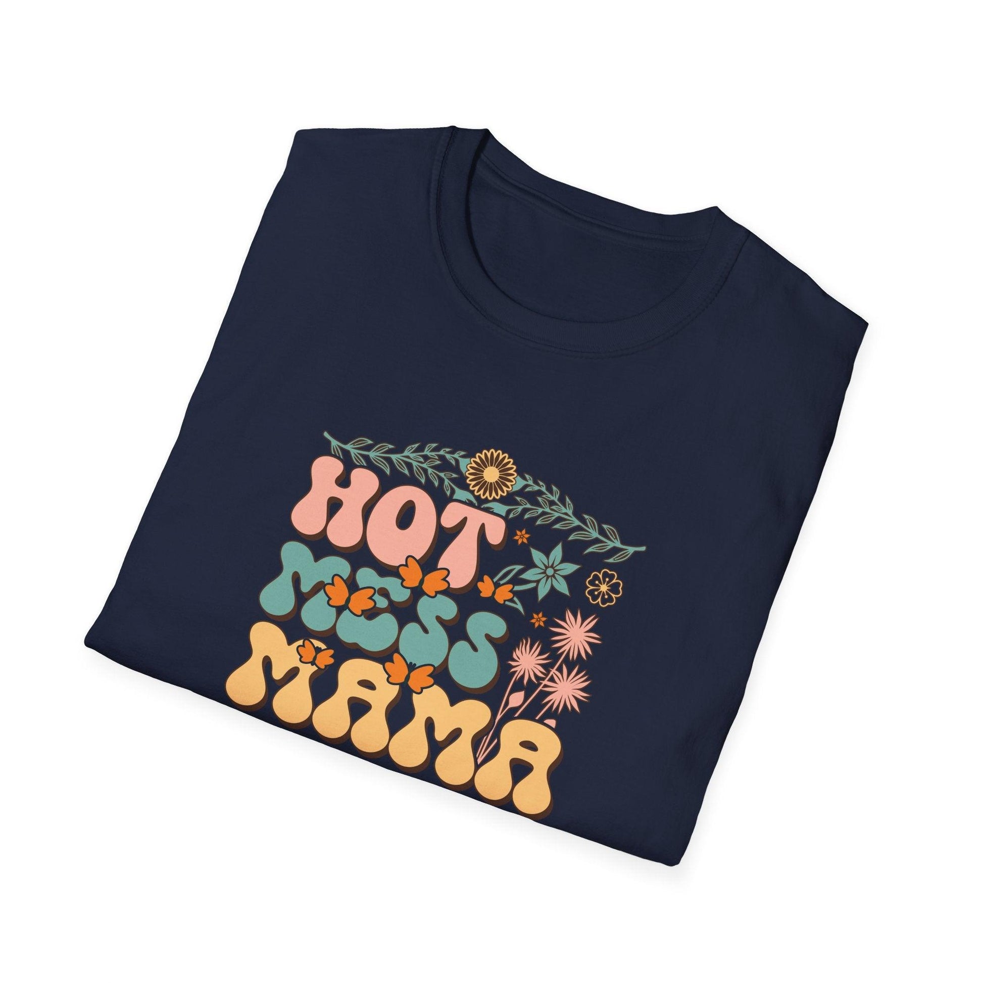 Hot Mess Mama Graphic Tee β Chaos, Coffee & Cuteness - Lotta and Liv