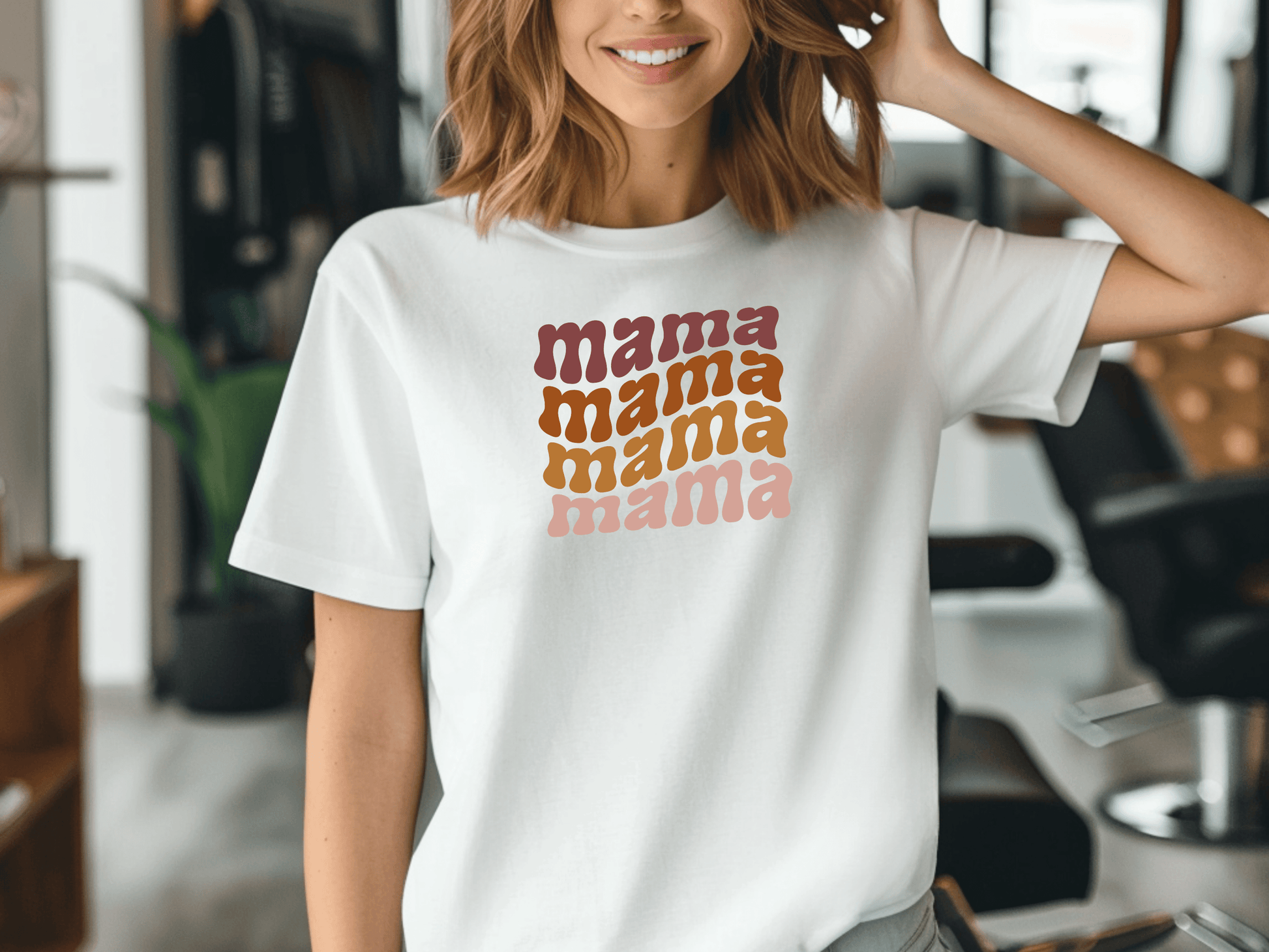 Mama Mama Mama Mama T-Shirt – Funny & Comfy Mum Life Tee - Lotta and Liv