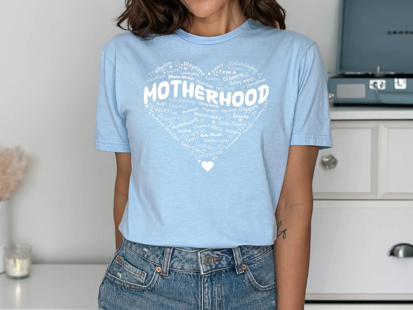 Motherhood Heart Collage T-Shirt
