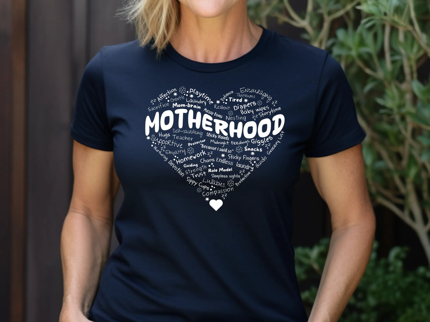 Motherhood Heart Collage T-Shirt